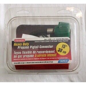Camco 59065 15 in. L Pigtail Propane Hose Connector 1 pk Olympian New And Sealed